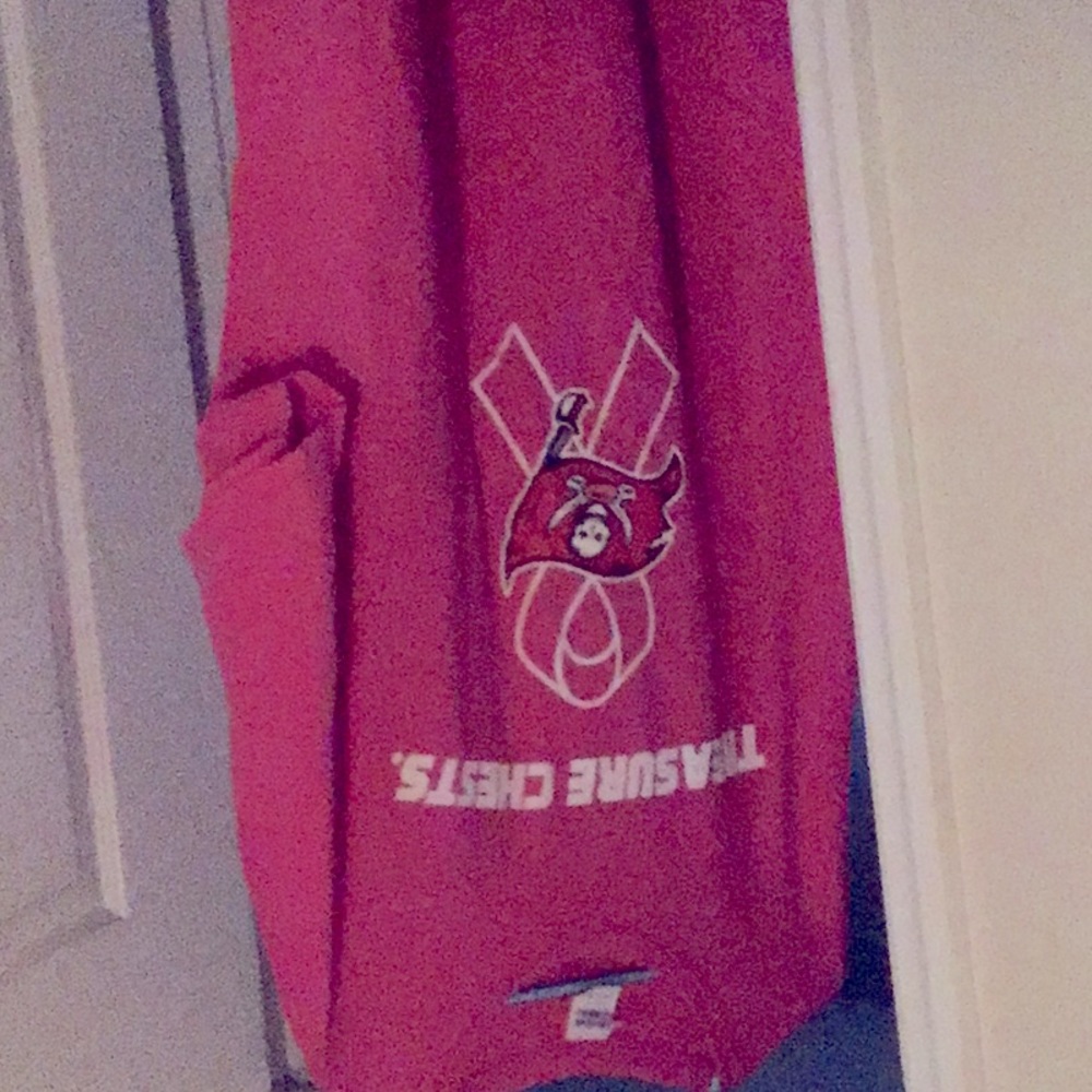 Pink Treasure Chests tee shirt, TampaBay Buccaneers Awareness for breast cancer